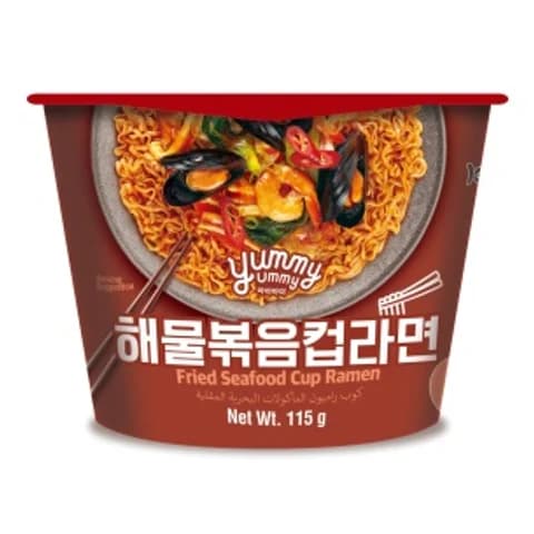 Fried Seafood Cup Ramen